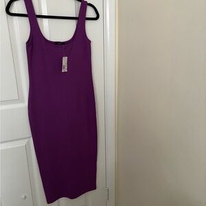 Forever 21 Vibrant Purple Midi Dress